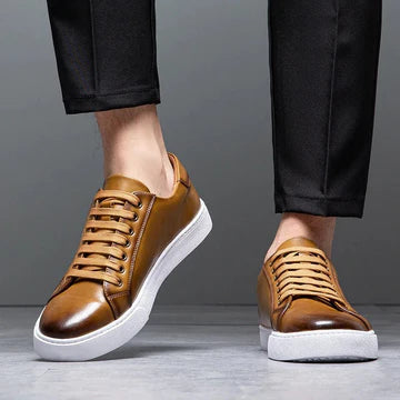 Enzo | Zapatillas de cuero para hombre