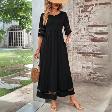 Aubrey™ – Vestido midi ajustado con abertura en el abdomen Precio normal