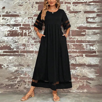 Aubrey™ – Vestido midi ajustado con abertura en el abdomen Precio normal