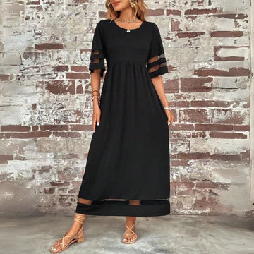 Aubrey™ – Vestido midi ajustado con abertura en el abdomen Precio normal