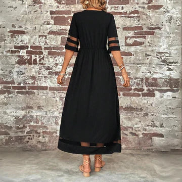 Aubrey™ – Vestido midi ajustado con abertura en el abdomen Precio normal