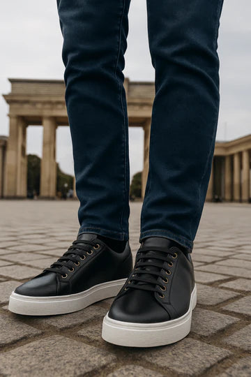 Enzo | Zapatillas de cuero para hombre