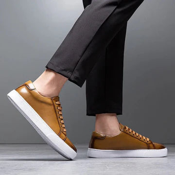 Enzo | Zapatillas de cuero para hombre