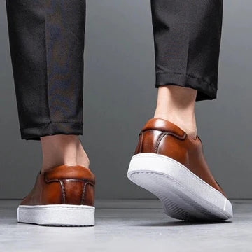 Enzo | Zapatillas de cuero para hombre