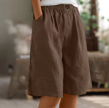 Harri - Pantalones cortos anchos para el tiempo libre