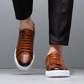 Enzo | Zapatillas de cuero para hombre
