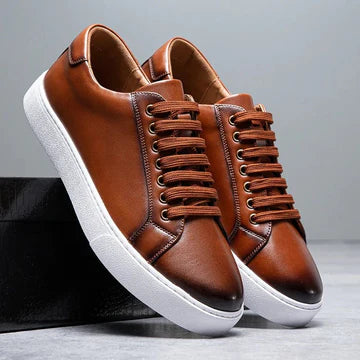 Enzo | Zapatillas de cuero para hombre
