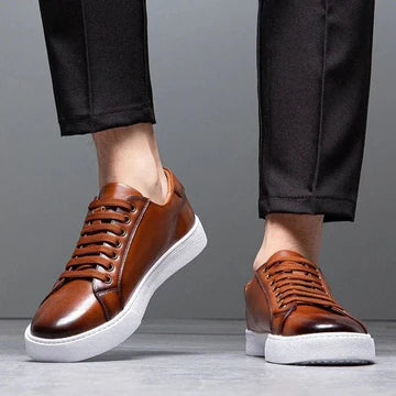 Enzo | Zapatillas de cuero para hombre