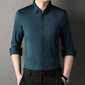 Lukas | Camisa elástica sin arrugas para hombre Precio normal